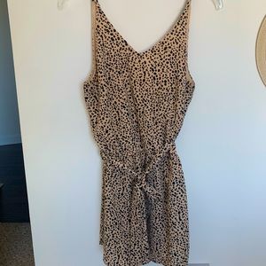 Animal Print Romper